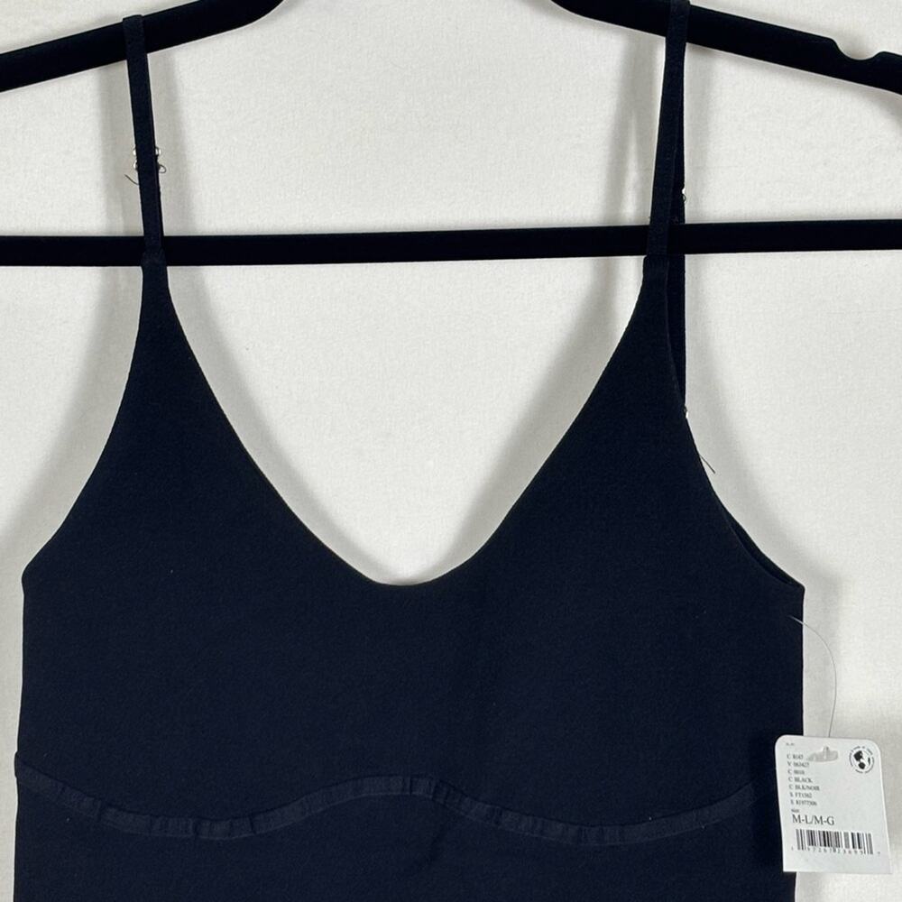 Free People Meg High Platform Bodycon Dress- Black M/L - Picture 5 of 11